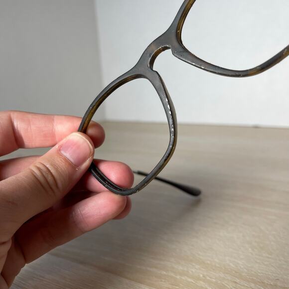 Ray-Ban RB4187 Chris 856/13 Sunglasses FRAMES ONLY Brown Rubber 54-18-145 Italy - Picture 10 of 12